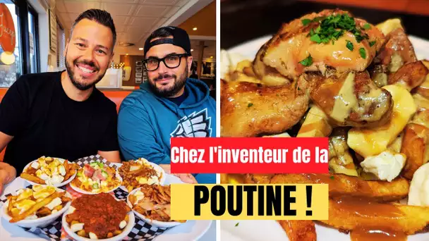 Je vais dans la VILLE où est née la POUTINE au QUÉBEC + j'en mange une au foie gras !