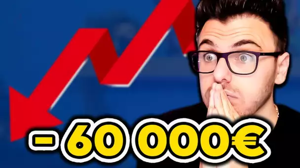 J'ai PERDU 60 000€ en 2 JOURS ...