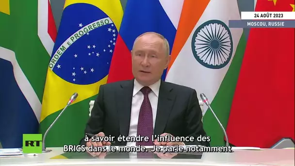 Poutine a salué les compétences diplomatiques du président sud-africain lors du sommet des BRICS