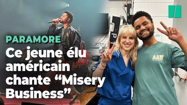 Pour chanter « Misery Business », Paramore invite le plus jeune élu du Congrès américain