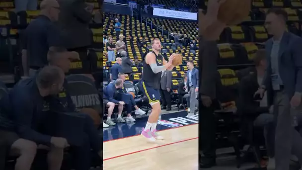 Jokić getting loose for Game 2!