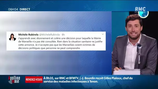 Mesures anti-Covid - "Punition", "colère", "quasi-confinement": les élus d'Aix-Marseille enragent