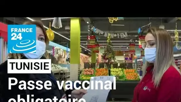 Passe vaccinal en Tunisie : le document obligatoire dans certains lieux • FRANCE 24