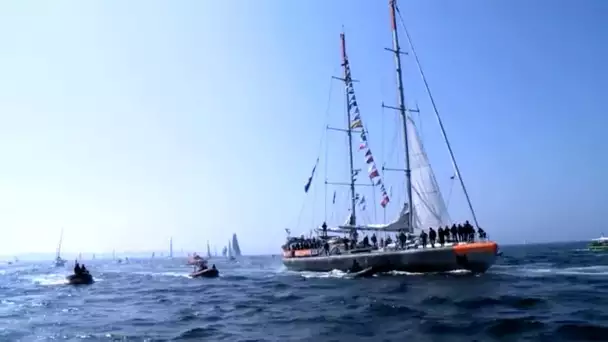 Tara de retour à Lorient après 117.000 km sur les océans