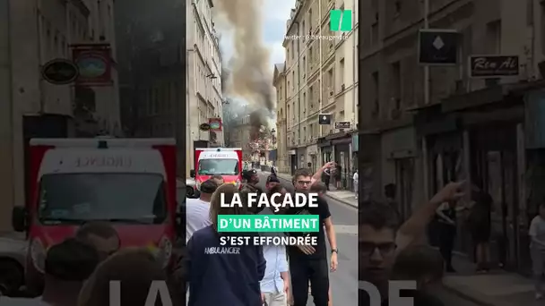 À Paris, une forte explosion provoque un incendie