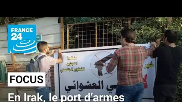 En Irak, les autorités tentent d’encadrer le port d’armes non-déclarées • FRANCE 24