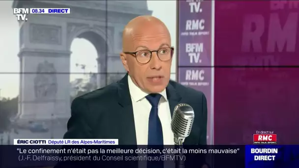 "Déconfinement: "Je crois qu'il faut accélérer le rythme" affirme Eric Ciotti