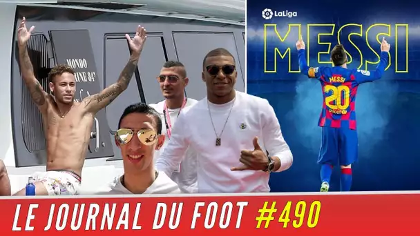 NEYMAR rejoint ses coéquipiers à ST-TROPEZ, Lionel MESSI casse encore un record !