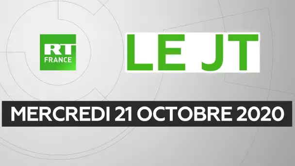 Le JT de RT France - Mercredi 21 octobre 2020 : Hommage à Samuel Paty, présidentielle américaine, PA