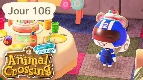 Jour 106 | L'Anniversaire de Ninjette ! | Animal Crossing : New Horizons