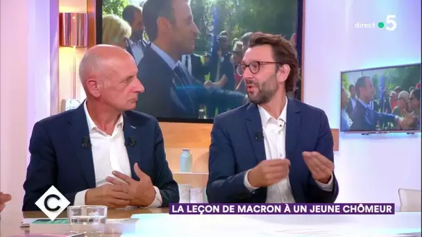 La leçon de Macron à un jeune chômeur - C à Vous - 17/09/2018