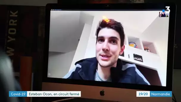 Esteban Ocon confiné en Normandie