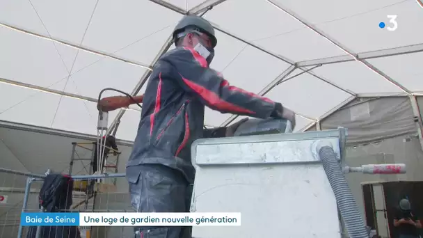 À Harfleur, une imprimante 3D bâtit une loge de gardien en dix jours