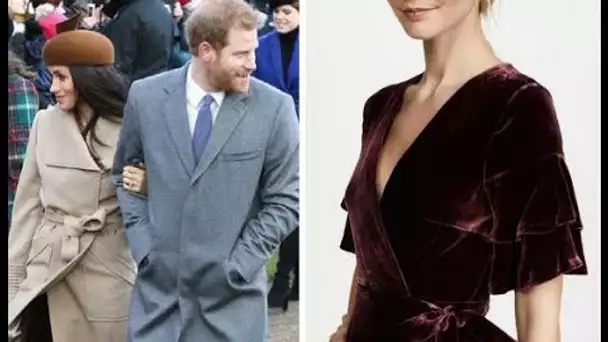 Meghan portait une robe en velours de 220 £ pour son premier Noël royal – mais ne l'a pas portée dep