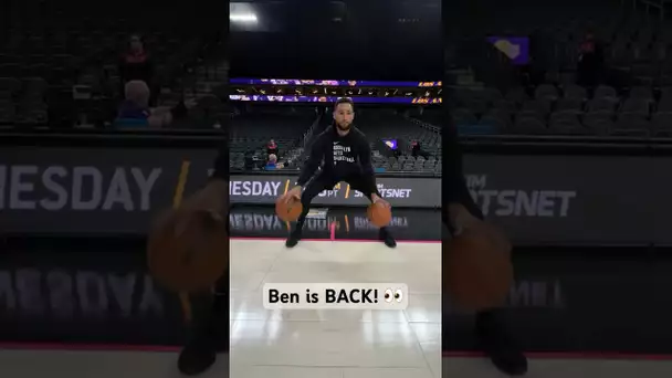 Ben Simmons is BACK live on the NBA App! 👀 | #Shorts