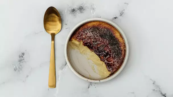 RECETTE #34 - Crème brulée au tahini - Fabrice Mignot