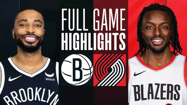 NETS at TRAIL BLAZERS | FULL GAME HIGHLIGHTS | January 17, 2024