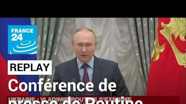 Replay : Vladimir Poutine s'exprime, les accords de paix en Ukraine "n'existent plus" • FRANCE 24