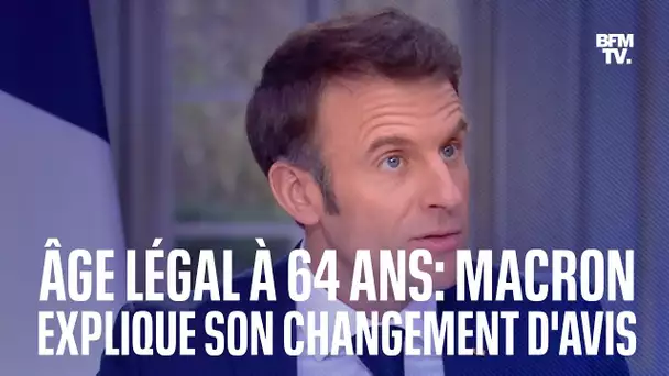 "La situation est différente": Emmanuel Macron justifie son changement d'avis sur l'âge légal