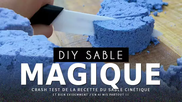 CRASH TEST : fabriquer du Sable magique (kinetic sand)