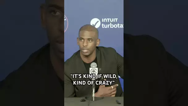 Chris Paul speaks after returning to the Clippers