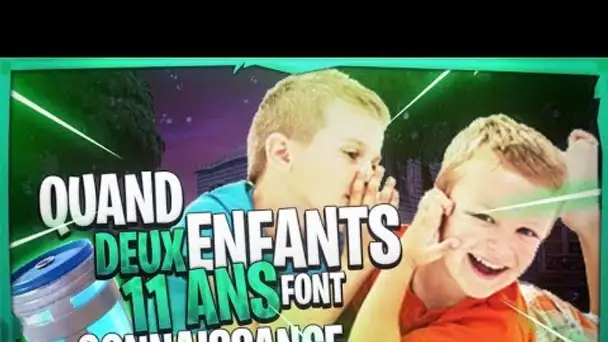 DEUX ENFANTS DE 11 ANS FONT CONNAISSANCE SUR FORTNITE, SE TROLL ET S'INSULTENT :