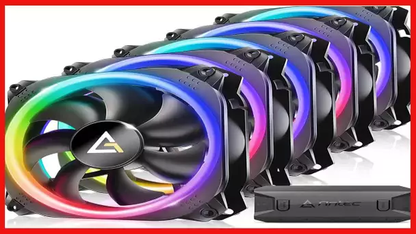 Antec RGB Fans, PC Fans 120mm RGB Fans, 5V-3PIN Addressable RGB Fans, Motherboard SYNC with 5V-3PIN,