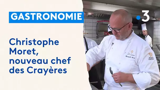 Christophe Moret, le nouveau chef du restaurant doublement étoilé du domaine des Crayères à Reims