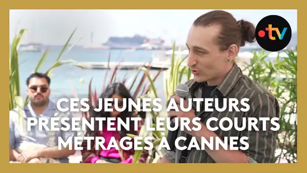 #cannes2024. De jeunes auteurs présentent leurs courts métrages à des réalisateurs