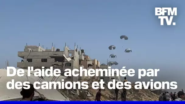 De premières cargaisons d'aide humanitaire ont été distribuées à Gaza selon Israël