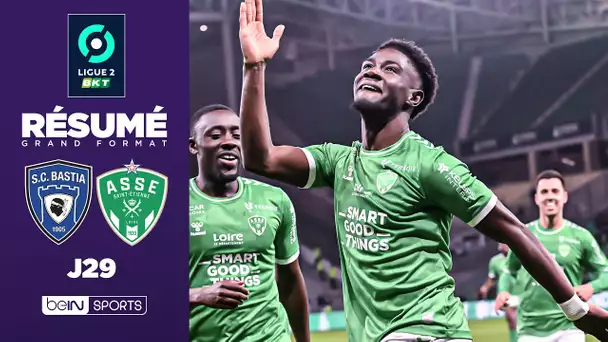 Résumé : Saint-Etienne atomise Bastia, les Verts sur le podium !