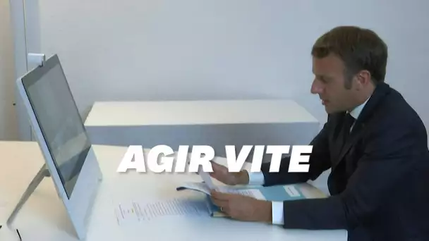 Liban: Macron souhaite que que l'aide aille "le plus efficacement possible" à la population.