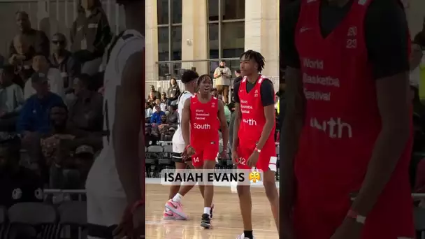Isaiah Evans THROWS IT DOWN at the Nike World Basketball Festival! 🔥 | #Shorts