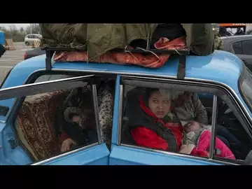 Vivre sous les bombes : le quotidien des Ukrainiens qui n'ont pas pu fuir