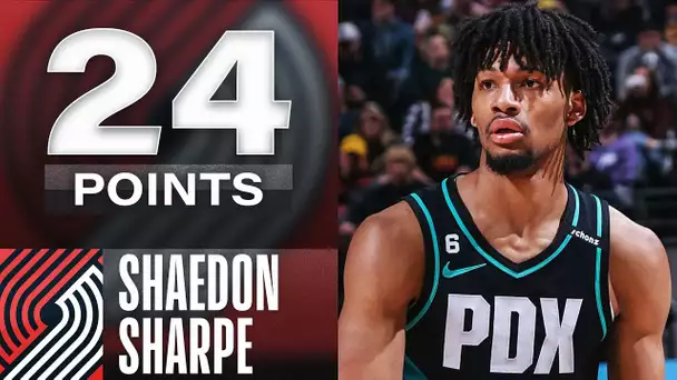 Shaedon Sharpe Drops CAREER-HIGH 24 Points In Trail Blazers W! | March 22, 2023