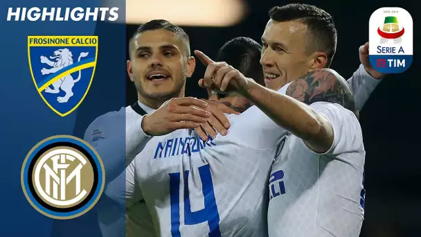 Frosinone 1-3 Inter | Inter boost third place hopes with with at Frosinone | Serie A