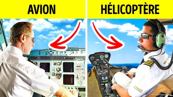 Pourquoi les pilotes d'avions s’assoient toujours à gauche et les pilotes d'hélicoptères à droite