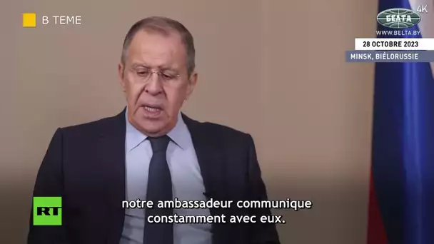 Lavrov : il ne faut pas « mettre en oeuvre la stratégie annoncée de la terre brûlée à Gaza »