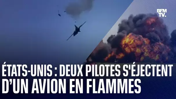 États-Unis: deux pilotes s'éjectent d’un avion en flamme lors d'un spectacle aérien