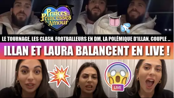 ILLAN ET LAURA BALANCENT EN LIVE SUR LES PRINCES DE L'AMOUR 9 ! 😱 (CLASH, FOOTBALLEUR EN DM, COUPLE)