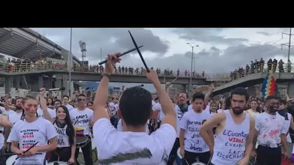 Manifestations en musique en Colombie, les "cartoneros" en Colombie et répression en Russie