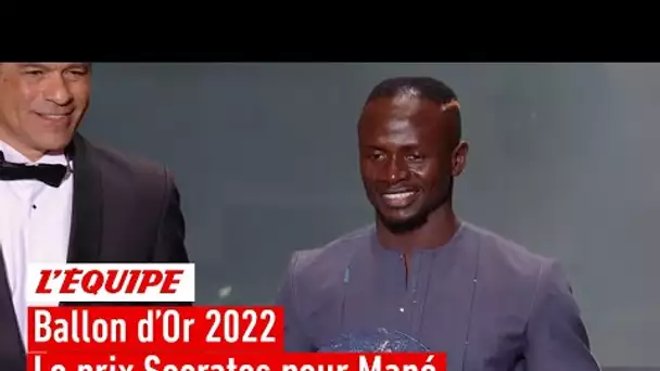 Ballon d'Or 2022 - Sadio Mané (Bayern Munich) remporte le prix Socrates du footballeur engagé