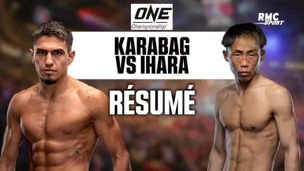 Résumé One Championsip : KO rapide et nouveau bonus, le combat entre Karabag et Ihara tourne court