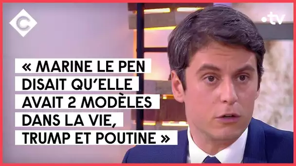 Gabriel Attal refuse de croire que les français choisiront Marine Le Pen - C à vous - 11/04/2022
