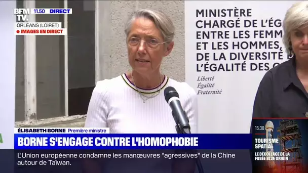 Homophobie: Élisabeth Borne affirme que "la bataille des mentalités n'est pas encore gagnée"