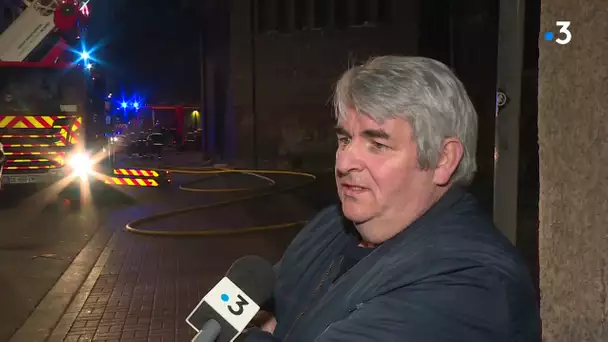 Incendie à l'église de Wazemmes à Lille