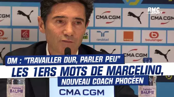 OM : "Nous voulons que les fans soient fiers de l'équipe", les premiers mots de Marcelino