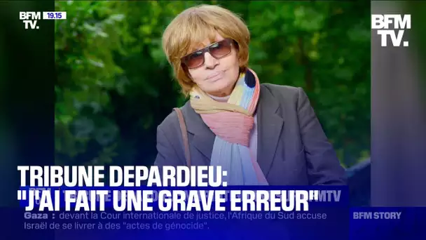 Tribune Depardieu: "J'ai fait une grave erreur", affirme Nadine Trintignant