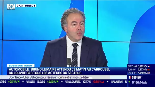 Luc Chatel (PFA) : Automobile, Bruno Le Maire attendu ce matin au Carrousel du Louvre