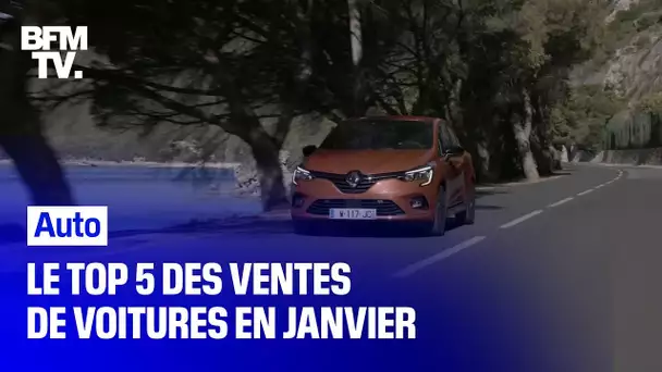 Voici le top 5 des meilleures ventes de voiture en France en janvier